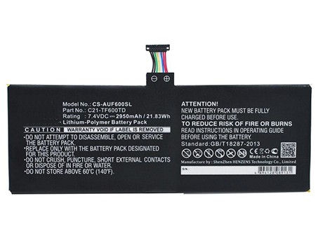 Compatible tablet battery for ASUS VivoTab-TF600T Compatible tablet battery ASUS for VivoTab-TF600T