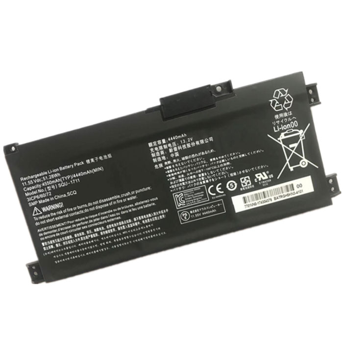 Compatible laptop battery HASEE  for G7000M 