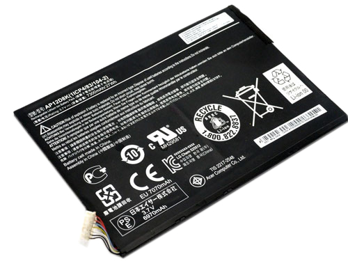 Compatible tablet battery ACER  for AP12D8K 